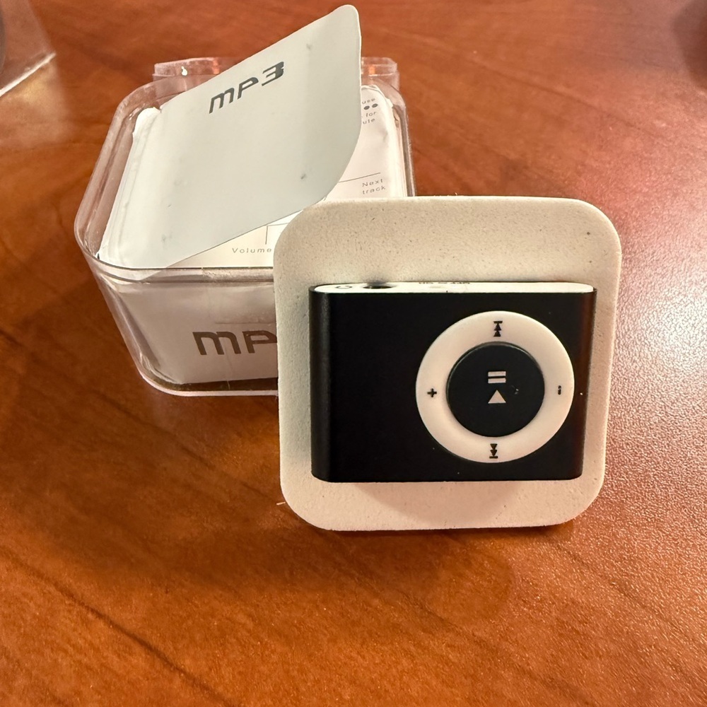 Compact Black MP3 Player